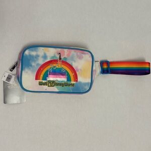 Walt Disney World Rainbow Castle Fanny Pack /Belt Bag NWT